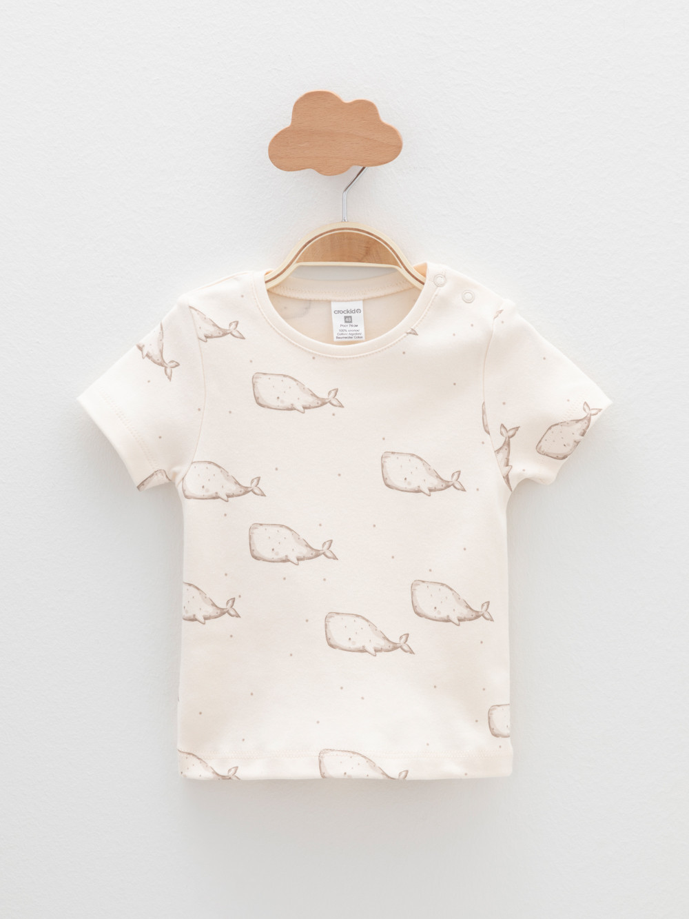 Футболка для новорожденных, артикул: К 301156-2уп, цвет: светло-бежевый, фото 5