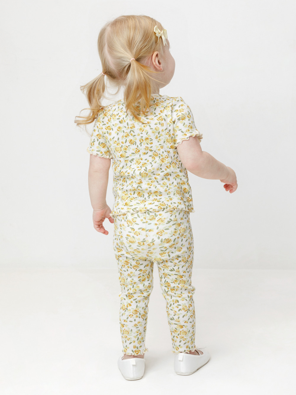 Лосины для девочки, артикул: КР 400770, цвет: желтый, фото 5