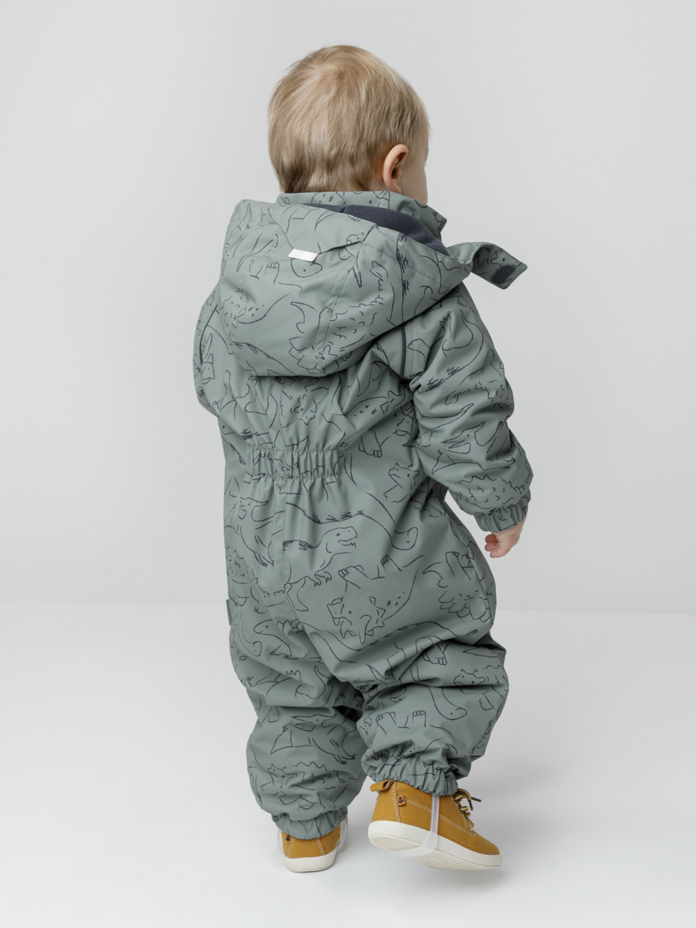 Комбинезоны утепленные для мальчика, артикул: ВК 60085/н/84 Ал, цвет: хаки, фото 5