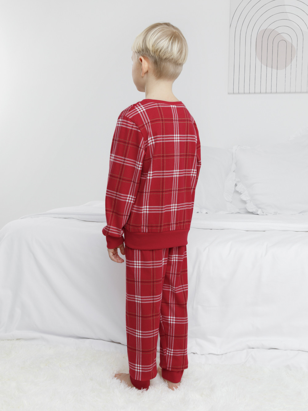 Пижамы, артикул: К 1664-1, цвет: красный, фото 5