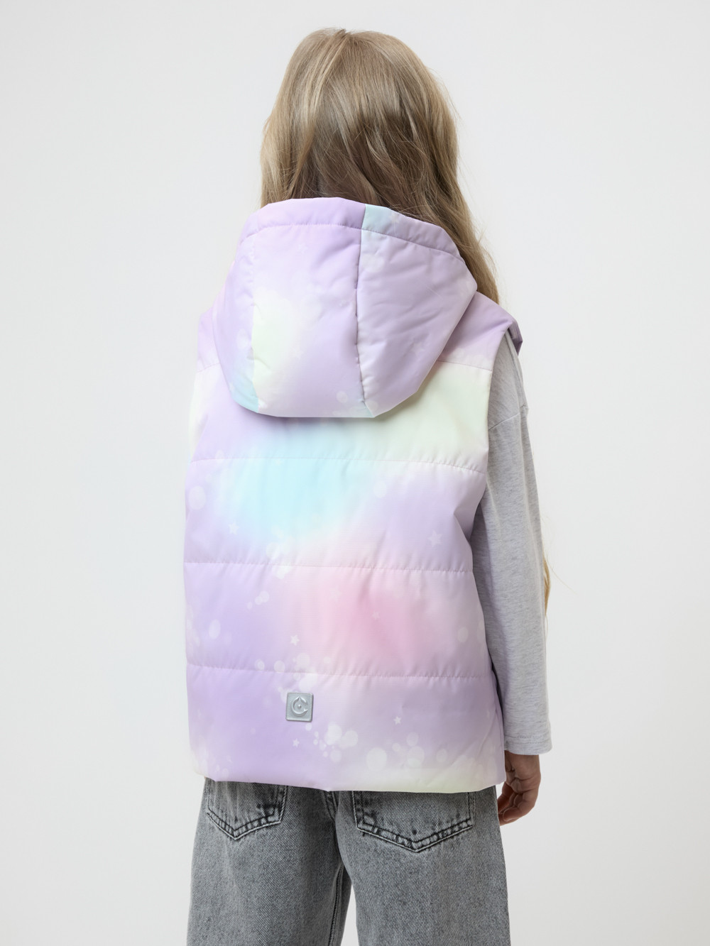 Жилет для девочки, артикул: ВК 35019/н/1 ГР (98-128), цвет: мульти, фото 5