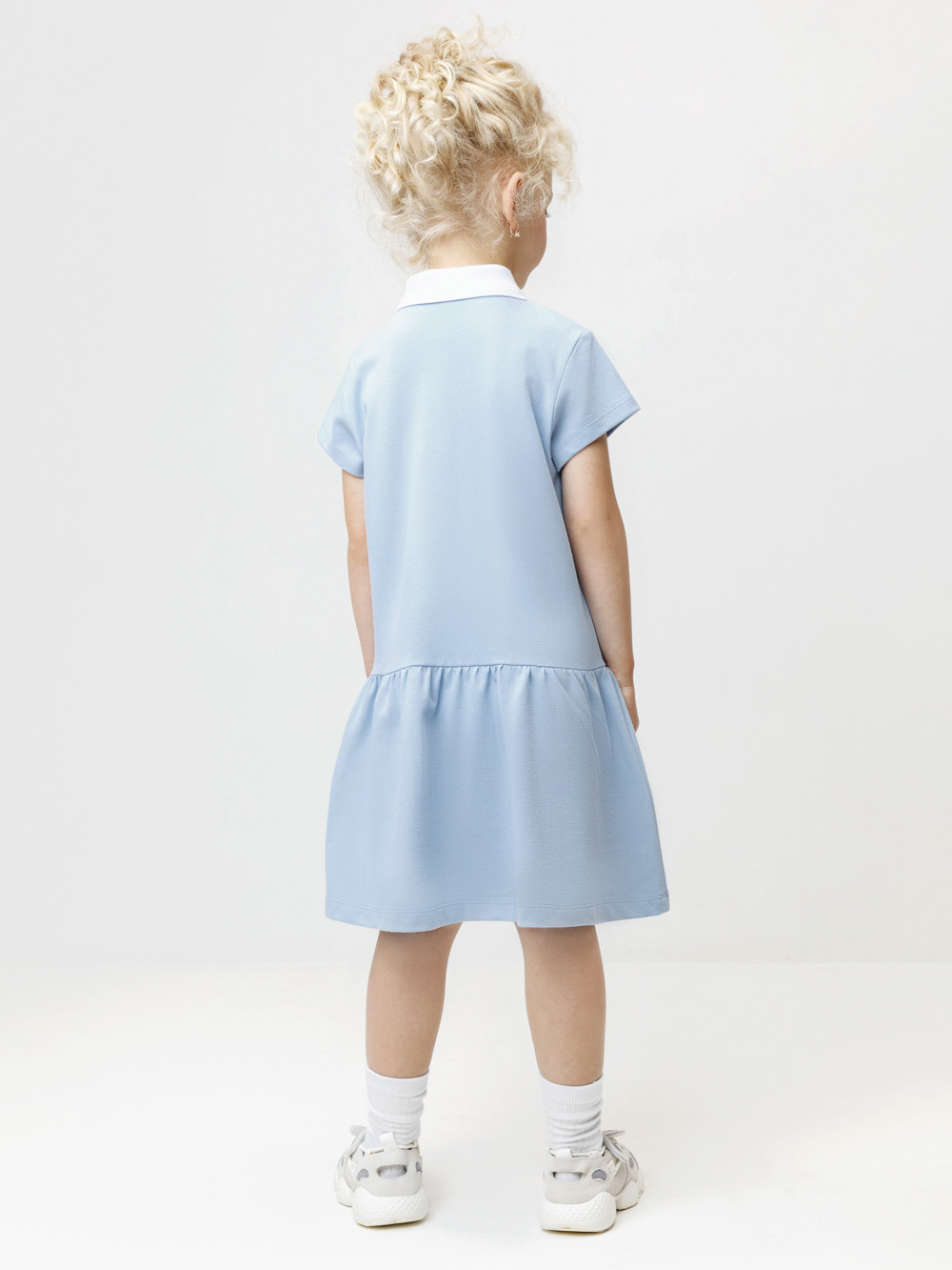 Платье для девочки, артикул: КР 5973, цвет: голубой, фото 5
