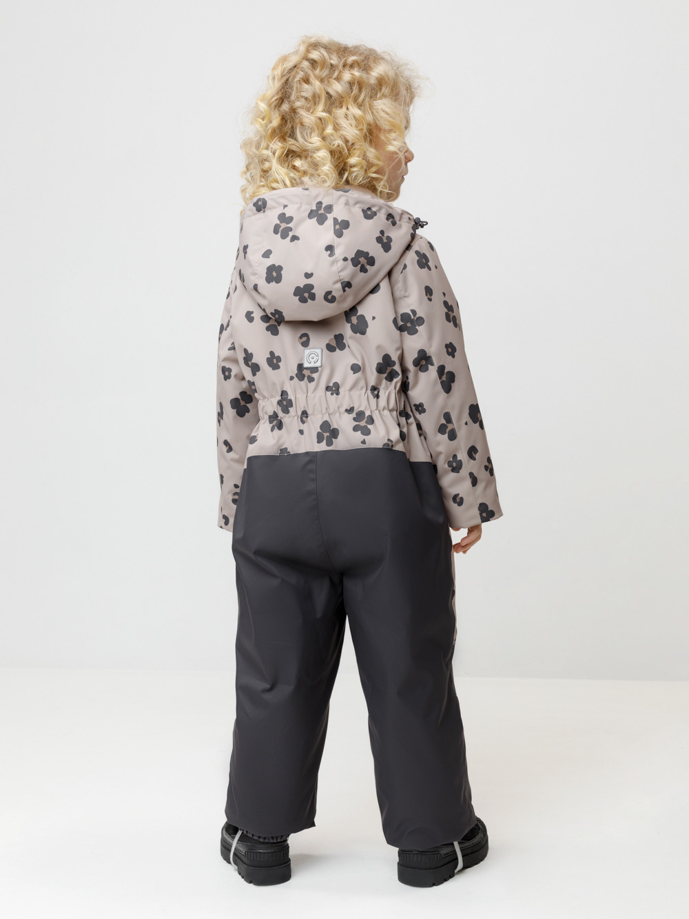 Комбинезоны утепленные для девочки, артикул: ВК 60136/н/1 ГР, цвет: бежевый, фото 5