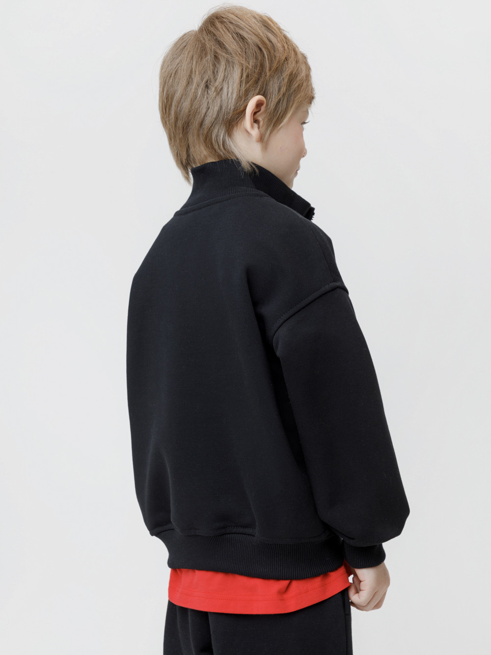 Свитшоты для мальчика, артикул: КР 303025, цвет: черный3, фото 5