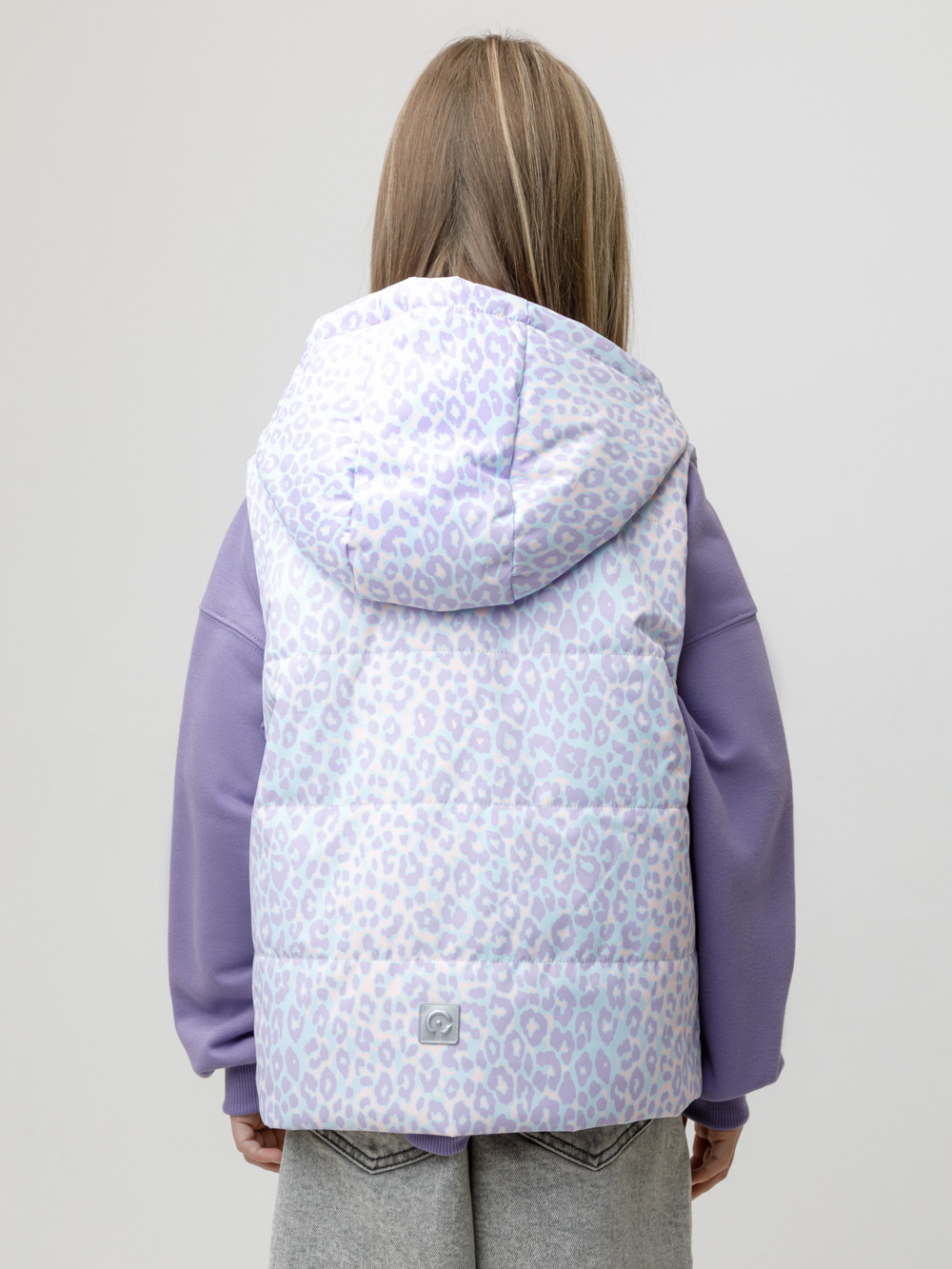 Жилет для девочки, артикул: ВК 35019/н/2 ГР (98-128), цвет: минт, фото 5