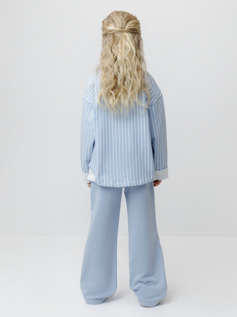 Брюки для девочки, артикул: КР 400926, цвет: голубой, фото 5