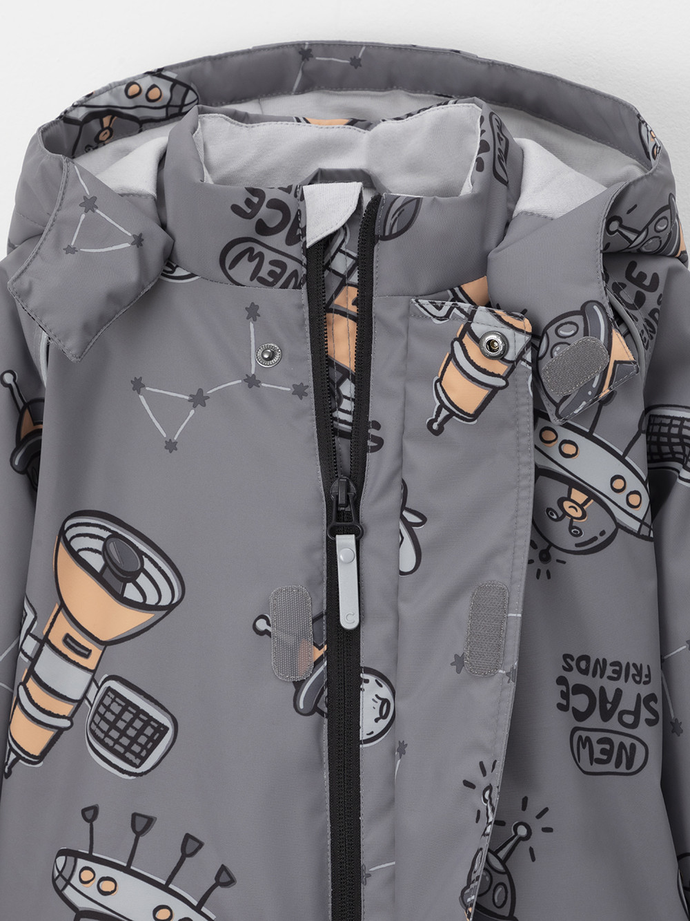 Комбинезоны утепленные для мальчика, артикул: ВК 60134/н/3 Ал, цвет: серый, фото 5