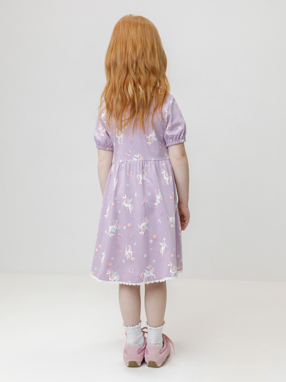 Платье для девочки, артикул: КР 5932, цвет: фиолетовый, фото 5