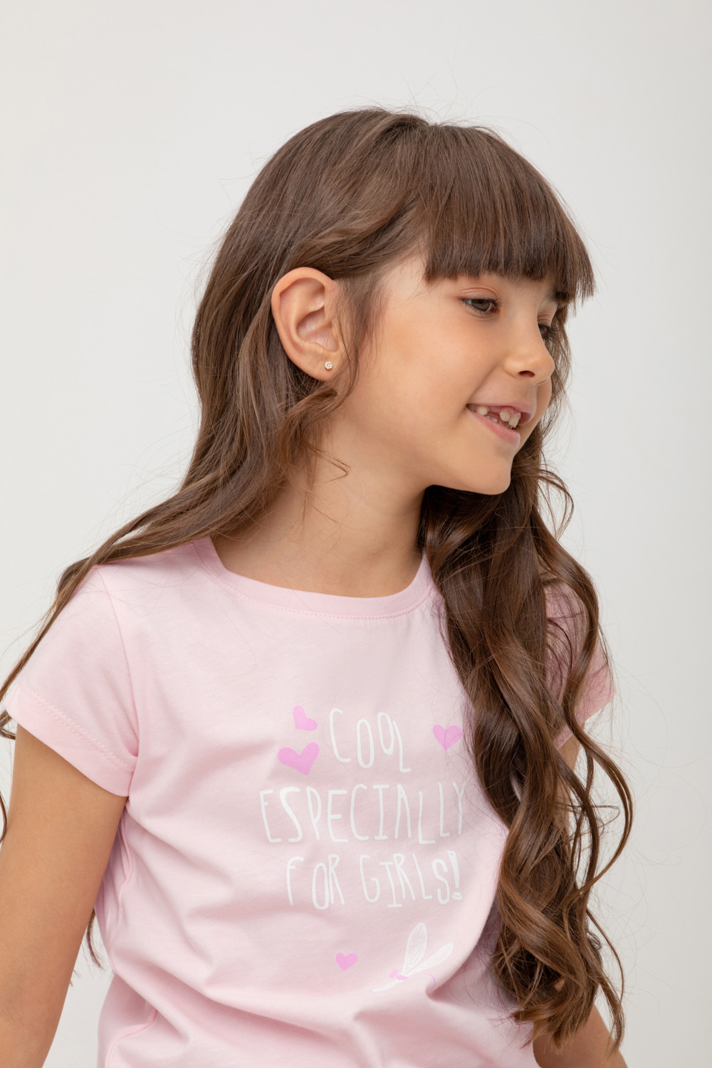 Футболка для девочки, артикул: К 301942, цвет: бежевый, фото 5