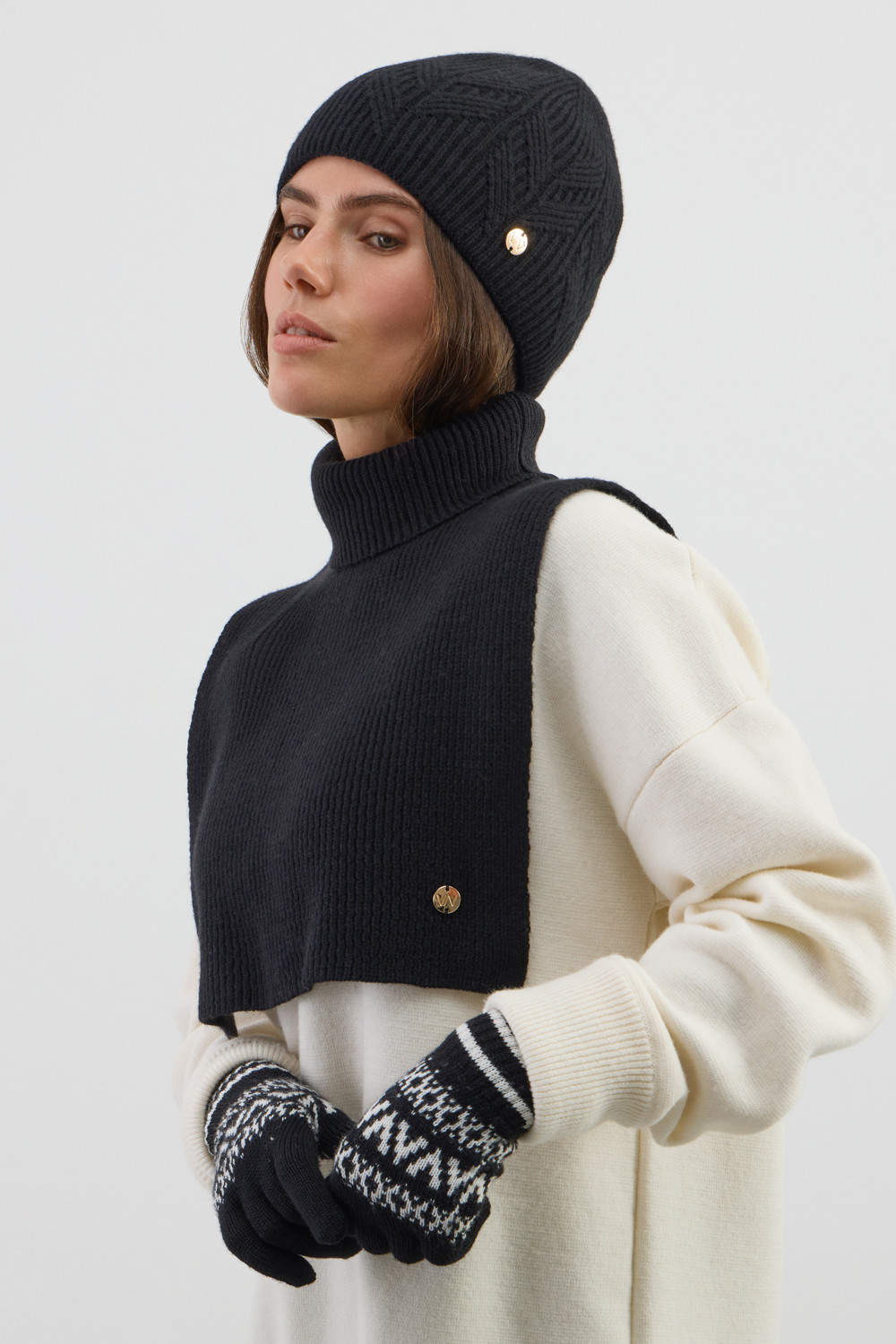 Шапки для мам, артикул: ЕВ 20022/ш, цвет: черный, фото 5