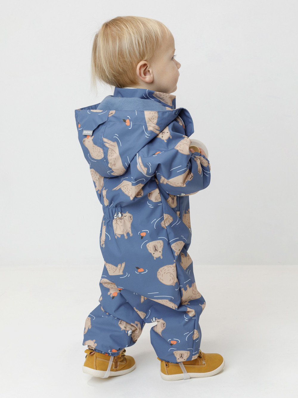 Комбинезоны утепленные для мальчика, артикул: ВК 60088/н/24 Ал, цвет: синий, фото 5