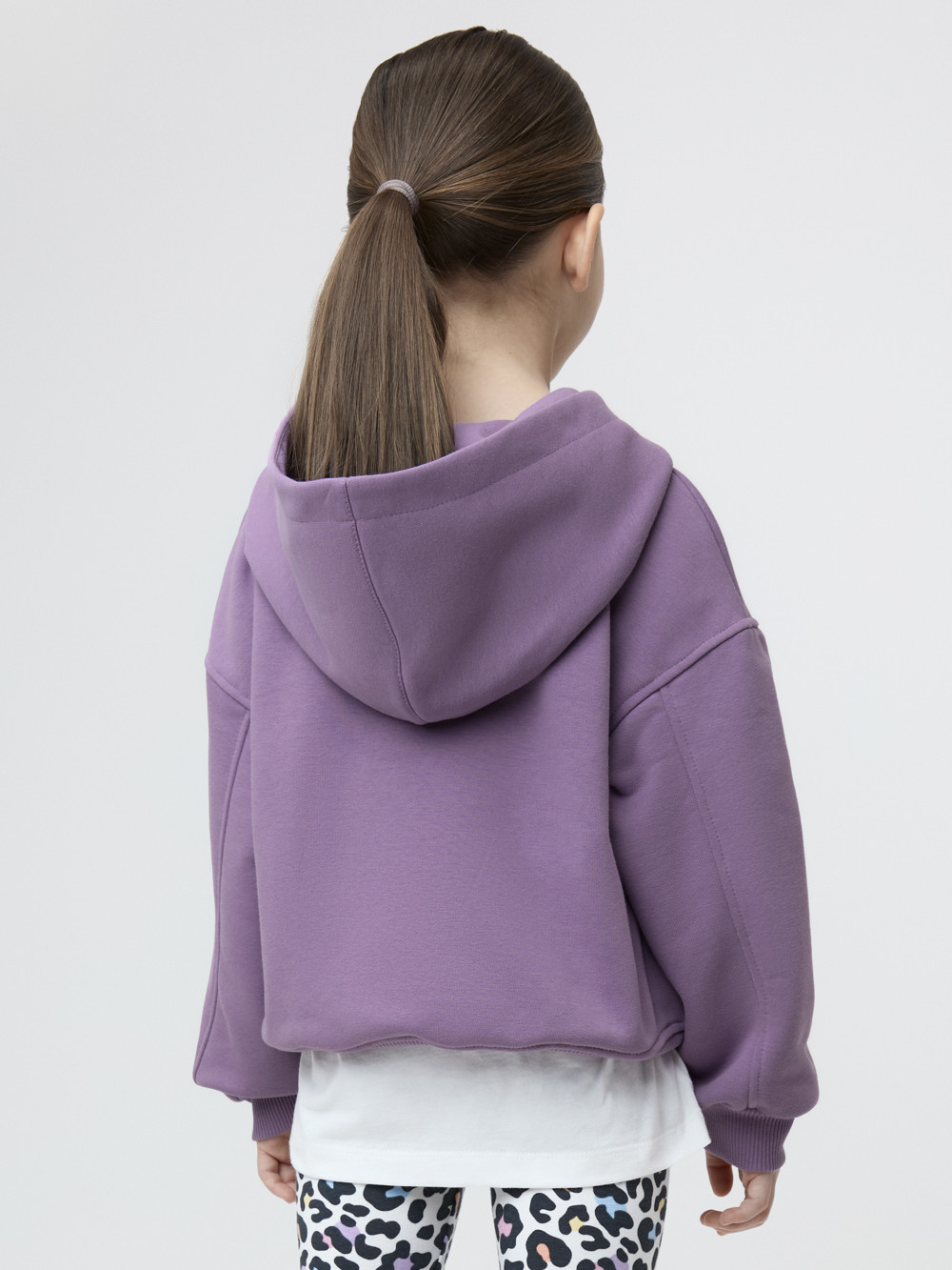 Худи для девочки, артикул: КР 302811, цвет: фиолетовый, фото 5