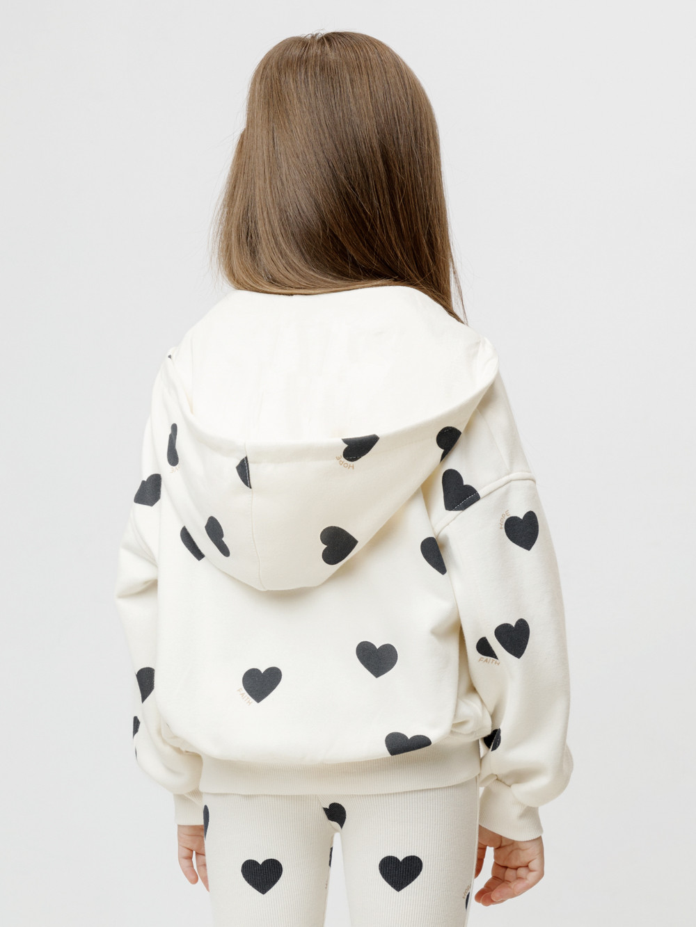 Толстовка для девочки, артикул: КР 303018, цвет: сахар, фото 5