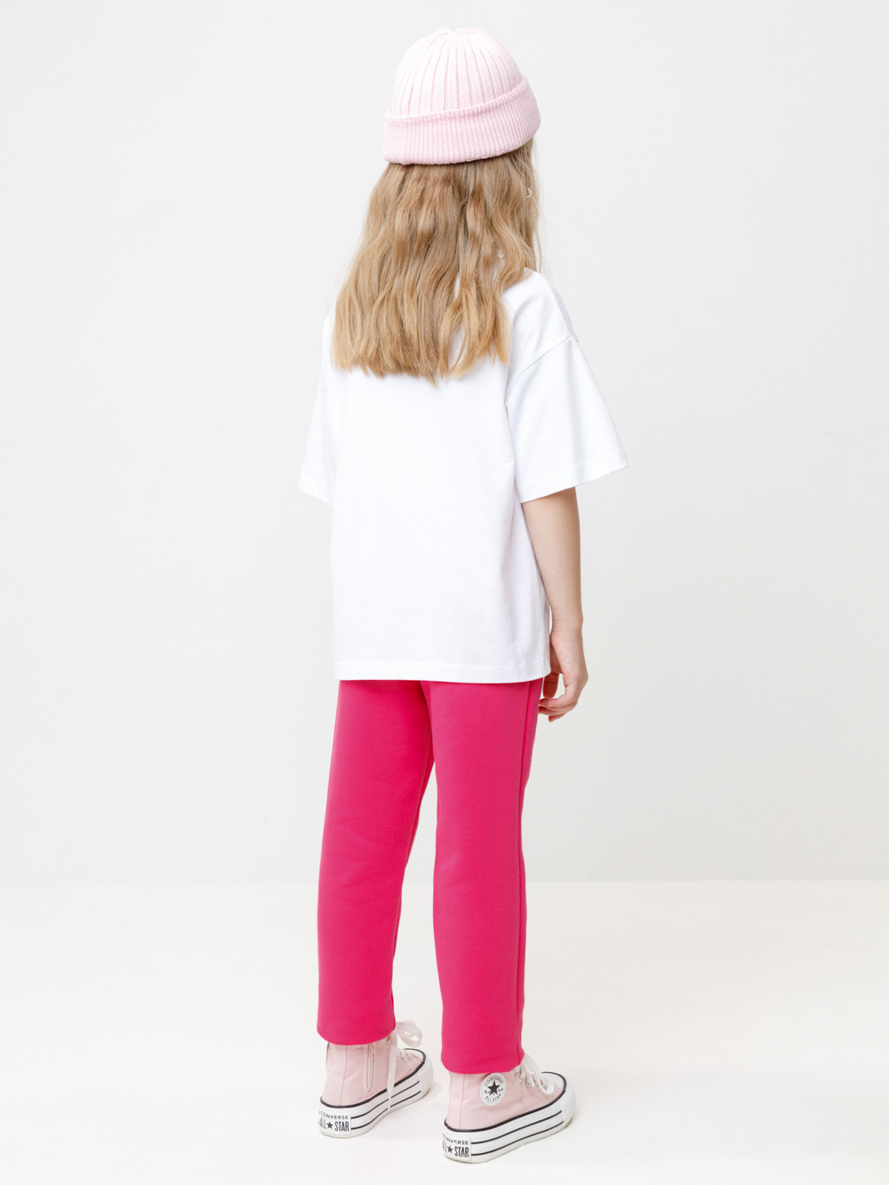 Брюки для девочки, артикул: КП 400227, цвет: ярко-розовый, фото 5