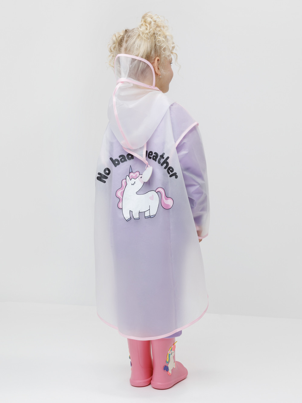 Пальто для девочки, артикул: ВК 32185/5 ФВ, цвет: белый, фото 5