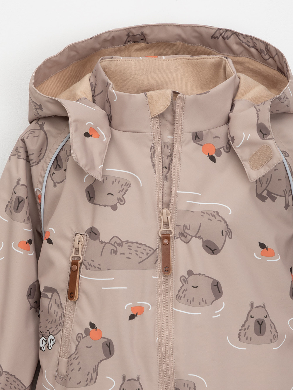 Комбинезоны утепленные для мальчика, артикул: ВК 60088/н/25 Ал, цвет: бежевый, фото 6