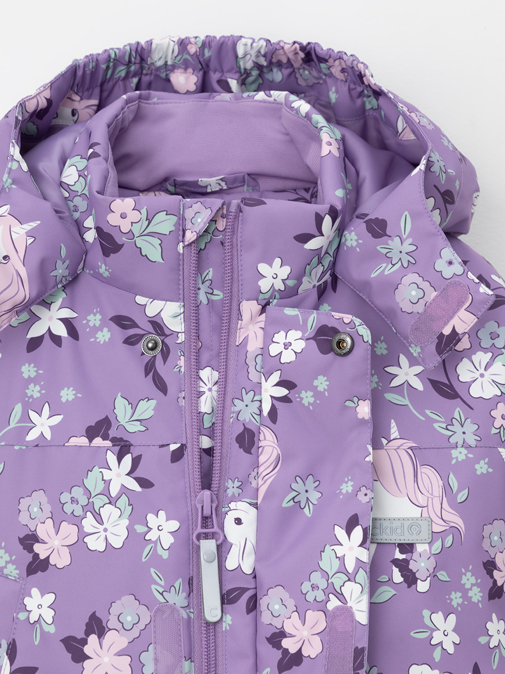 Комбинезоны утепленные для девочки, артикул: ВК 60069/н/5 УЗГ, цвет: фиолетовый, фото 6