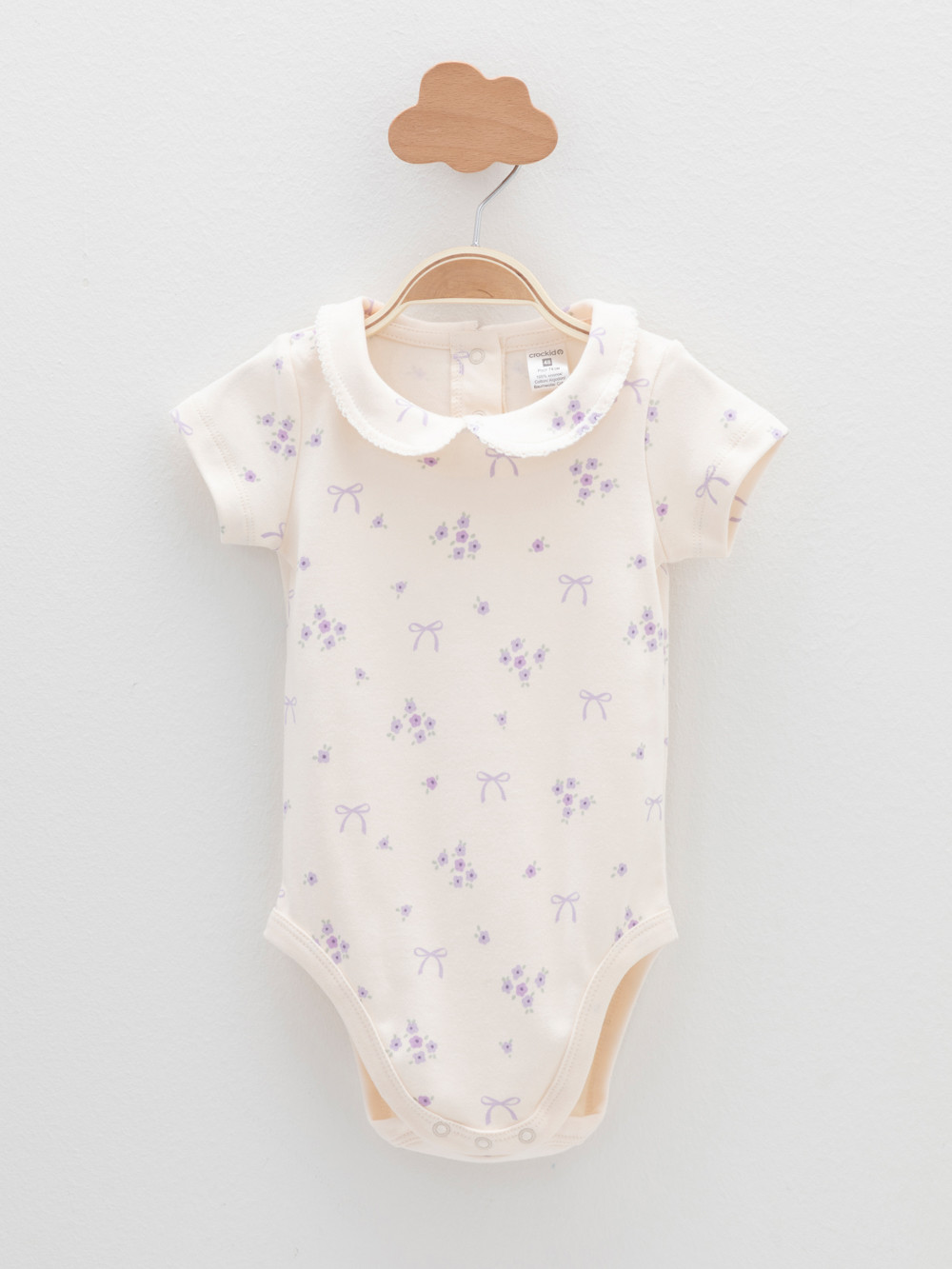 Боди для новорожденных, артикул: К 6540-2уп, цвет: фиолетовый, фото 6