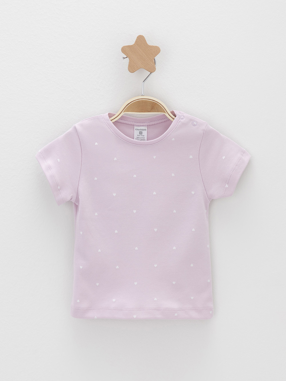 Футболка для новорожденных, артикул: К 301156-2уп, цвет: светло-розовый, фото 6