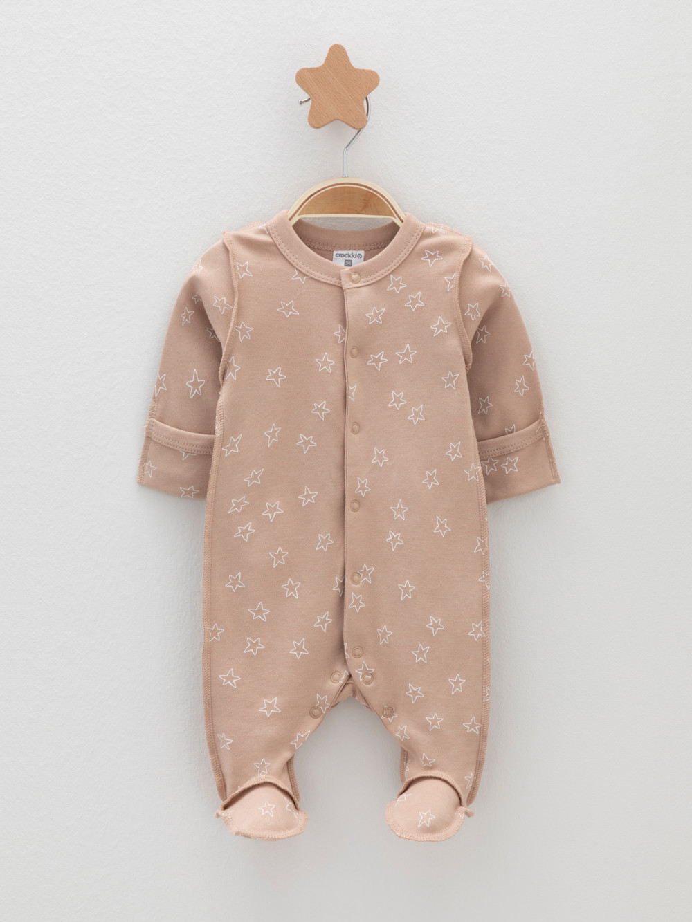 Комбинезон для новорожденных, артикул: К 6541-2уп, цвет: сахар, фото 6