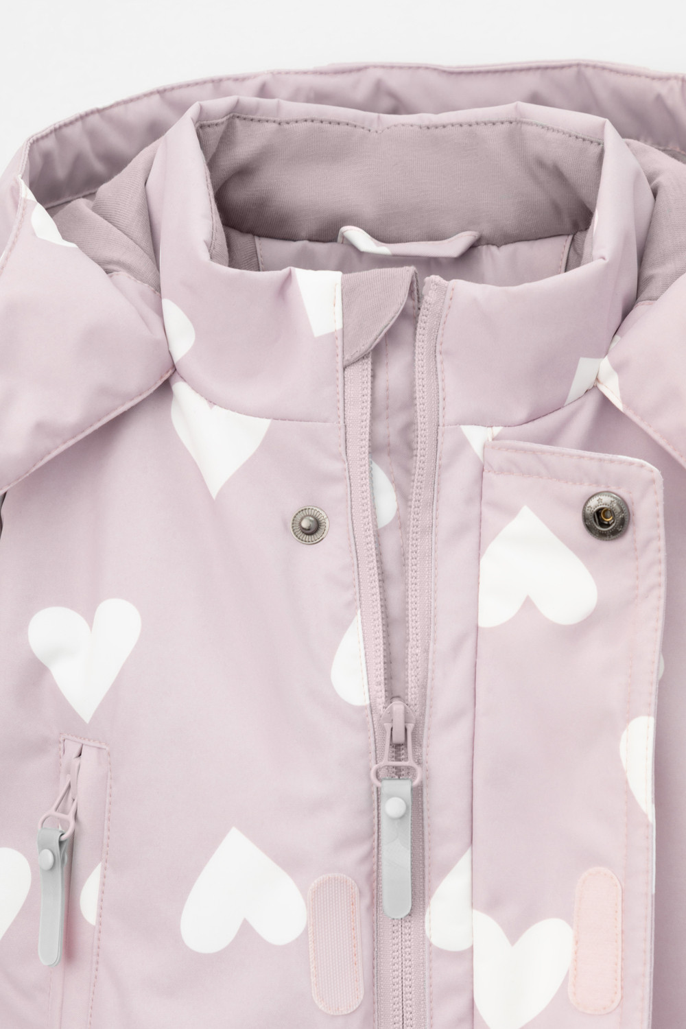 Комбинезоны утепленные для девочки, артикул: ВКП 60085/н/27 УЗГ, цвет: розовый, фото 6