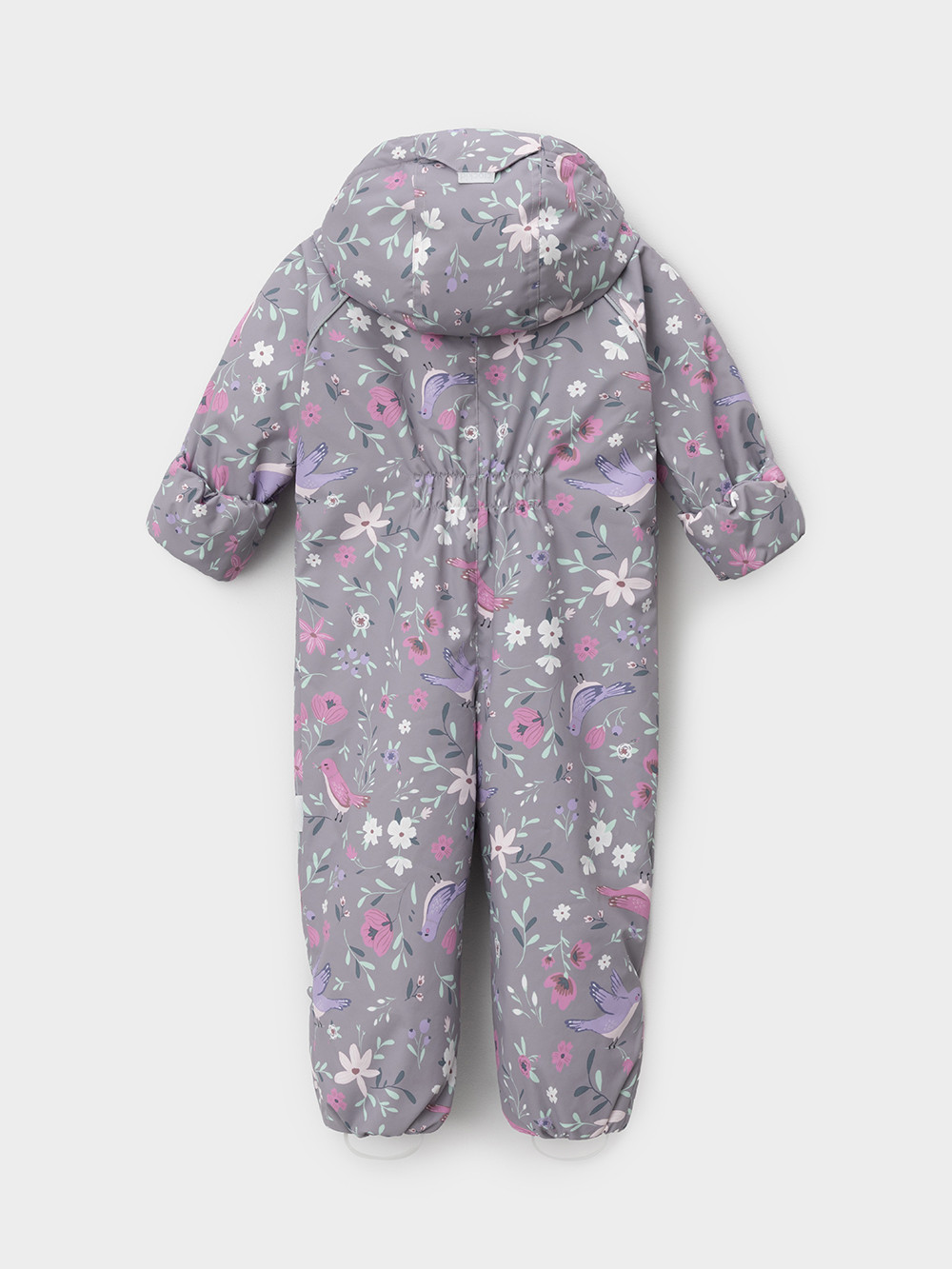 Комбинезоны утепленные для девочки, артикул: ВК 60085/н/2 Ал, цвет: серый, фото 6