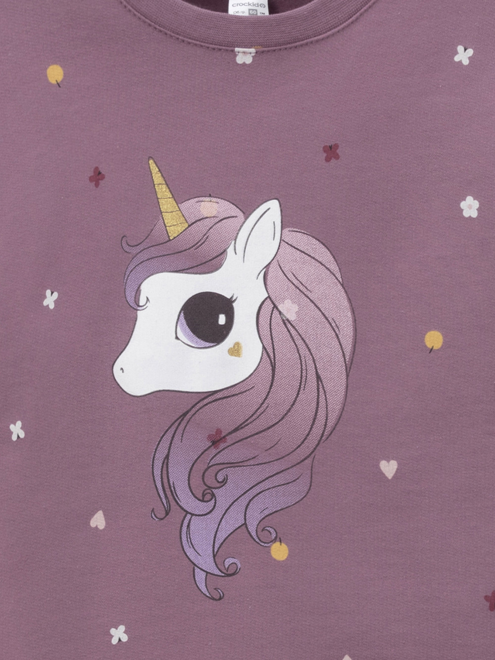 Пижама для девочки, артикул: К 1581, цвет: фиолетовый, фото 6