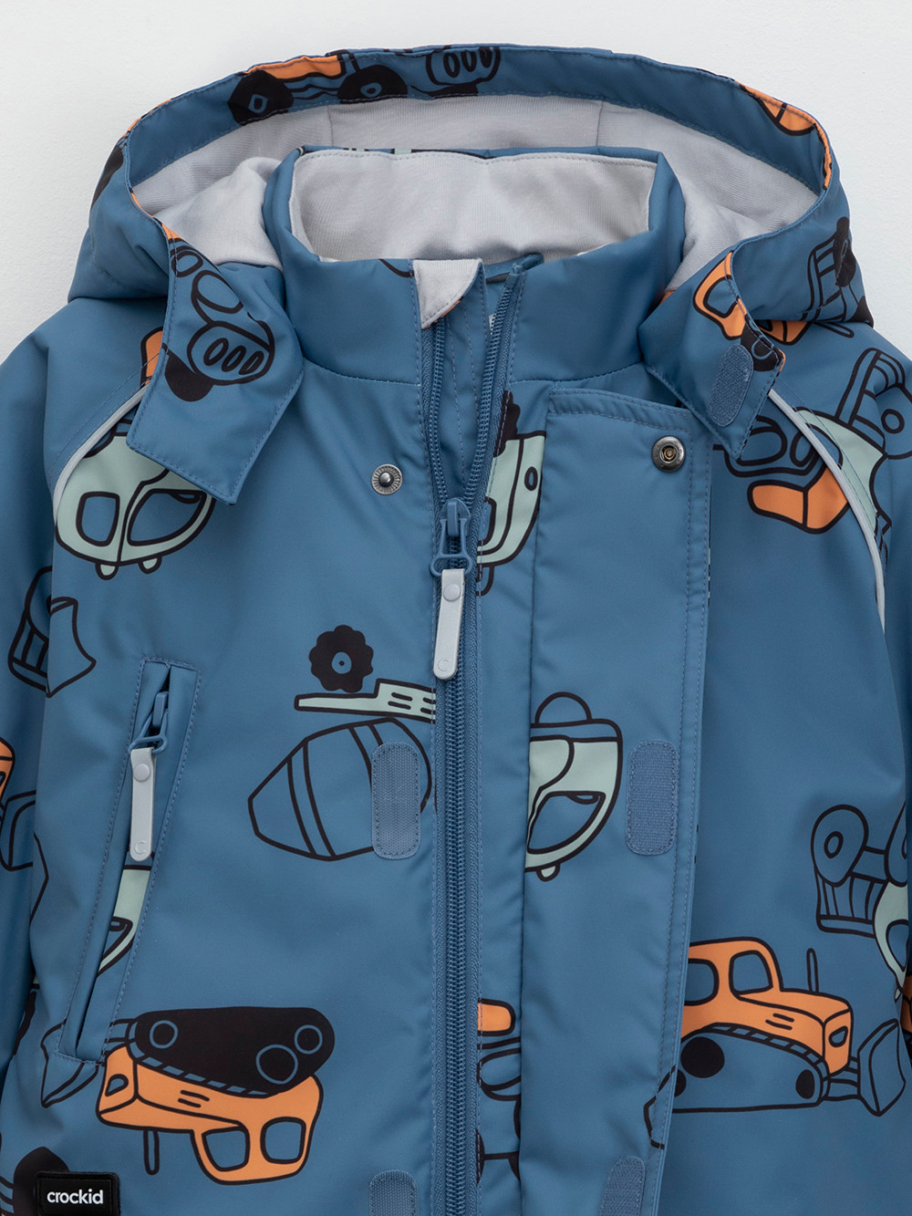 Комбинезоны утепленные для мальчика, артикул: ВК 60085/н/80 Ал, цвет: синий, фото 6