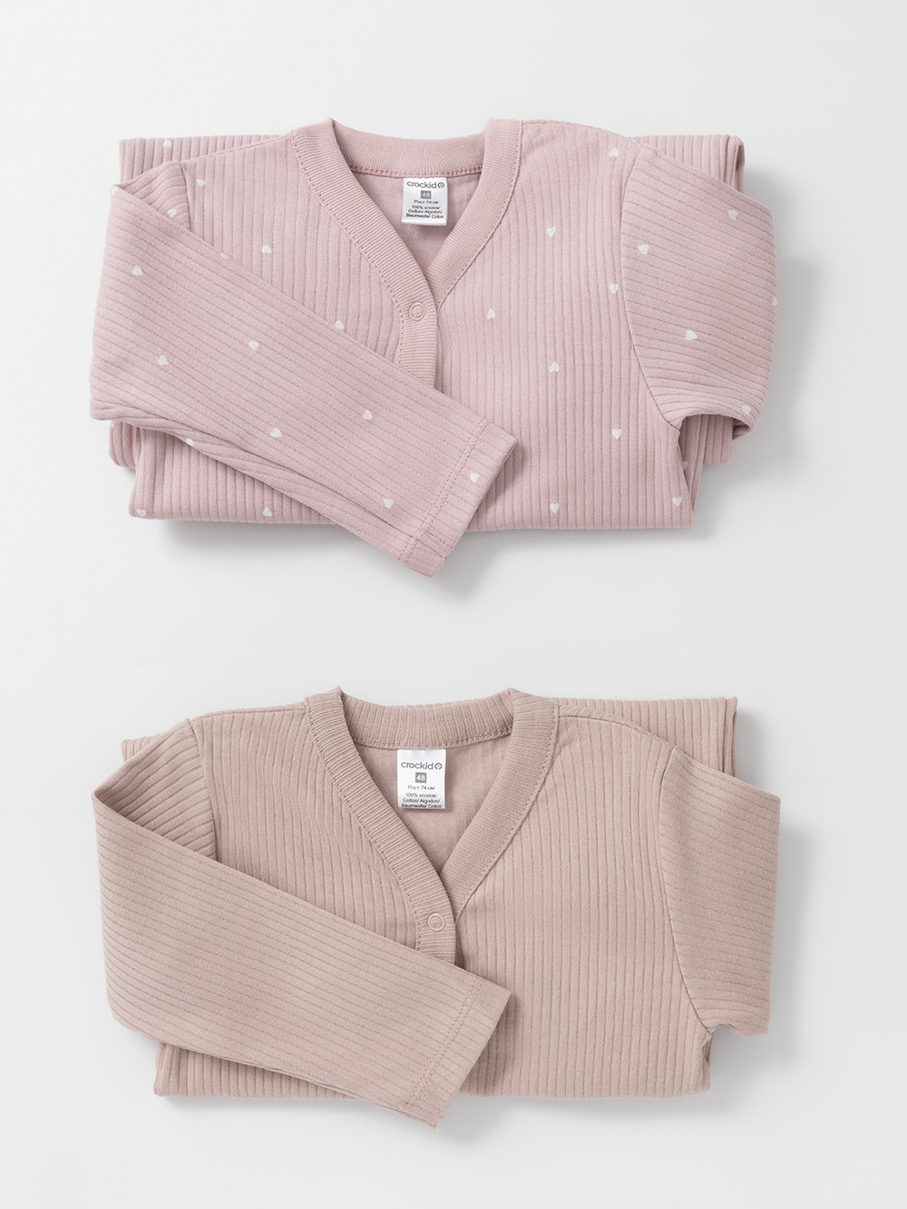 Комбинезон для новорожденных, артикул: К 6523-2уп, цвет: розовый, фото 6