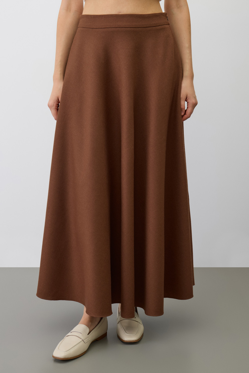 Юбки женские для мам, артикул: ЕТ 70005, цвет: коричневый, фото 6