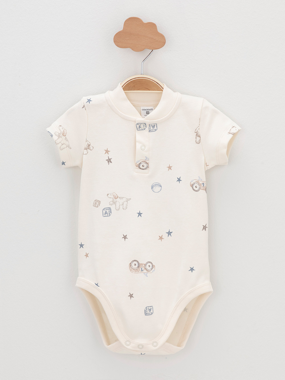 Боди для новорожденных, артикул: К 6543-2уп, цвет: бежевый, фото 6