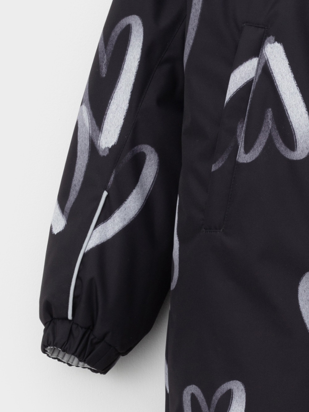 Комбинезоны утепленные для девочки, артикул: ВК 60069/н/7 УЗГ, цвет: черный3, фото 7