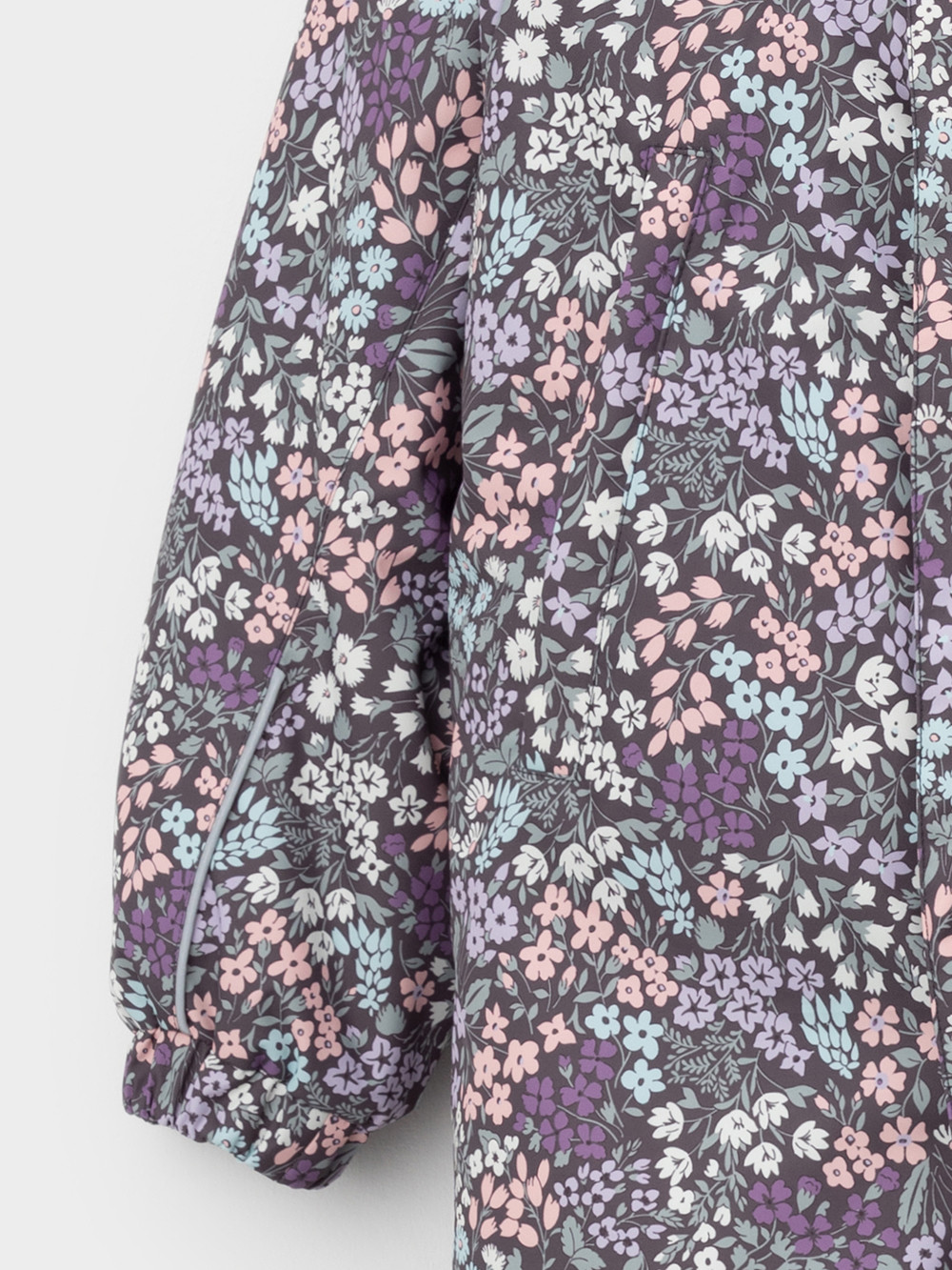 Комбинезоны утепленные для девочки, артикул: ВК 60069/н/8 УЗГ, цвет: темно-серый, фото 7