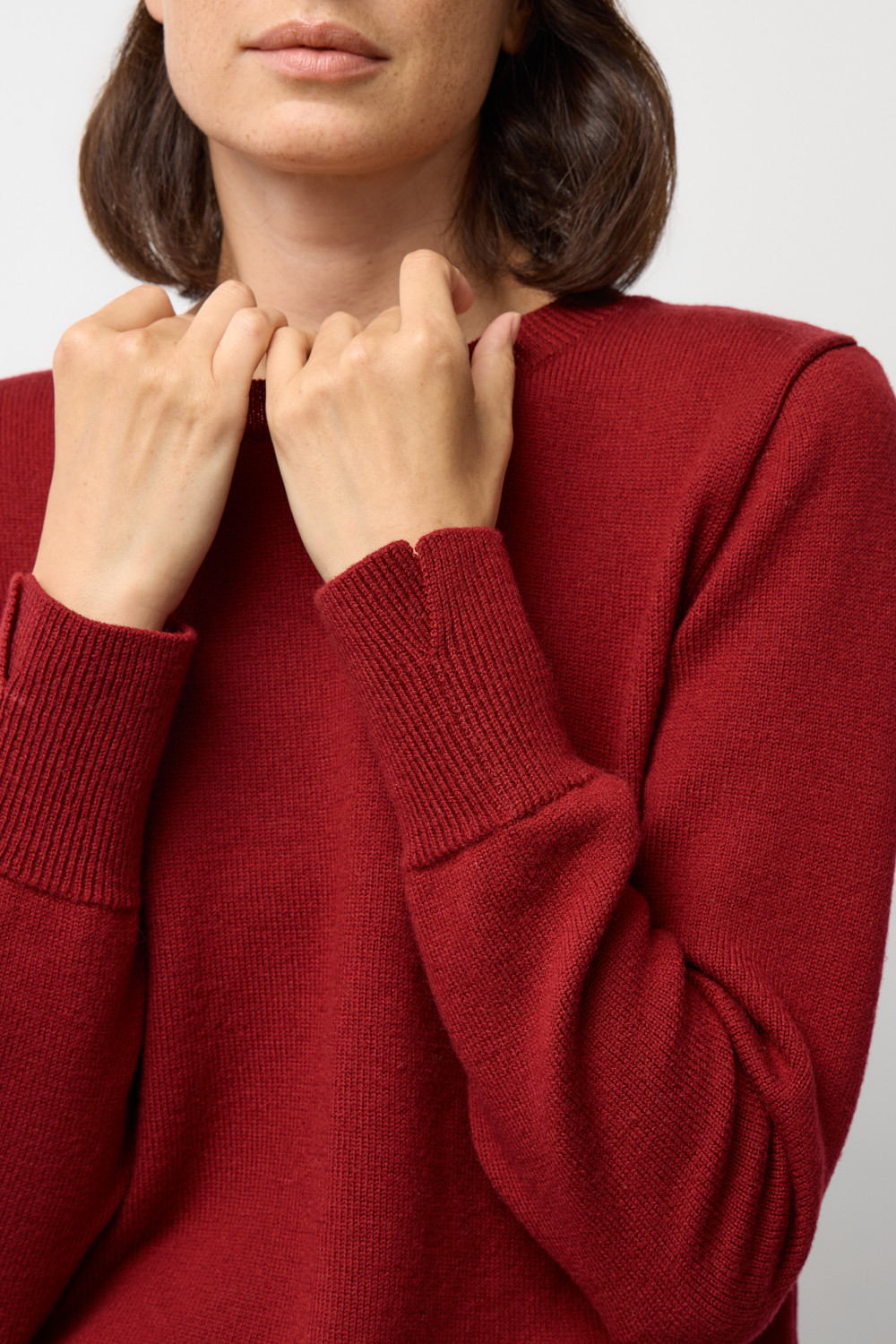 Джемперы женские для мам, артикул: ЕВ 30295/ш, цвет: фиолетовый, фото 7