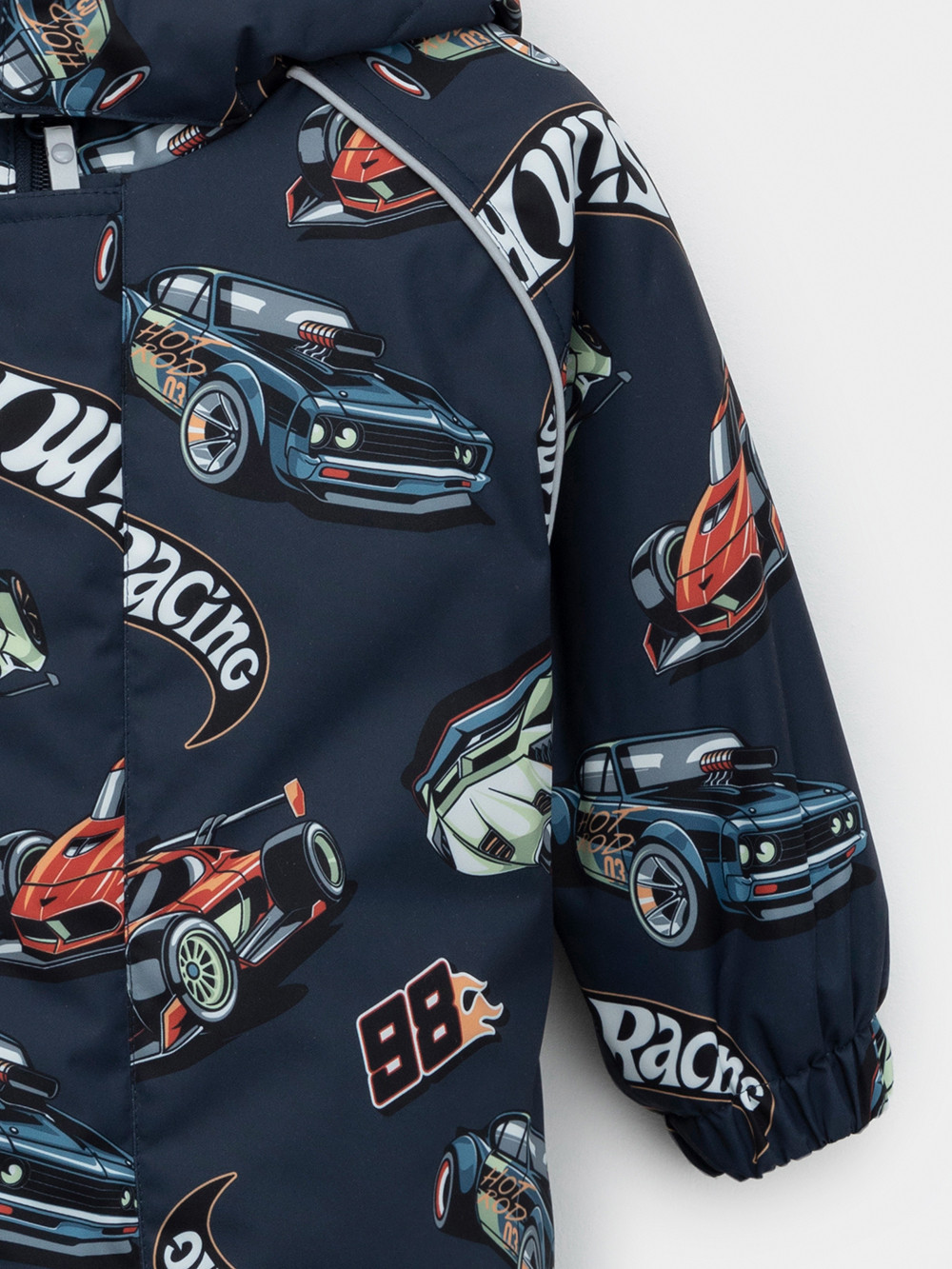 Комбинезоны утепленные для мальчика, артикул: ВК 60085/н/78 Ал, цвет: темно-серый, фото 7