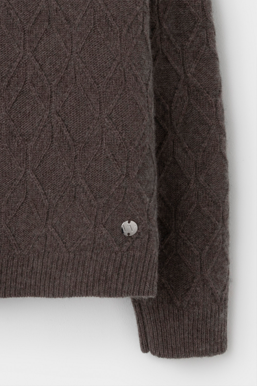 Джемперы женские для мам, артикул: ЕВ 30293/ш, цвет: коричневый, фото 7