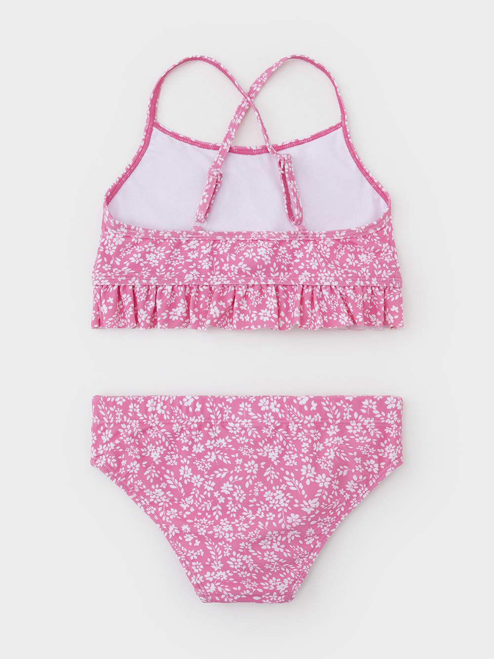 Купальник для девочки, артикул: ТК 17017/1н ФВ, цвет: ярко-розовый, фото 7