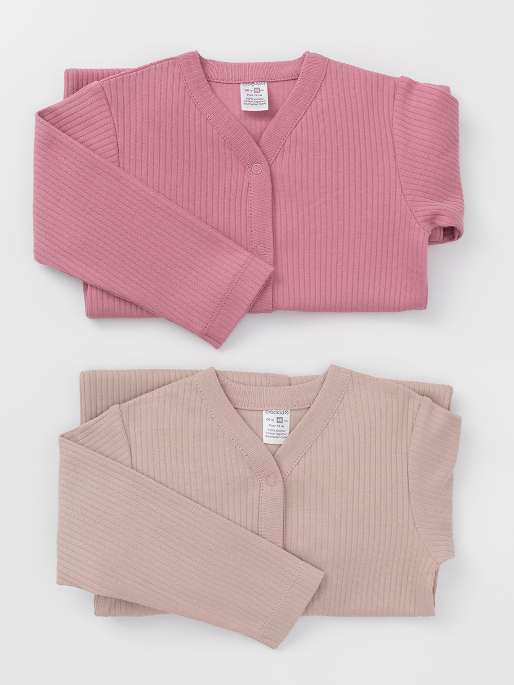 Комбинезон для новорожденных, артикул: К 6523-2уп, цвет: розовый, фото 7