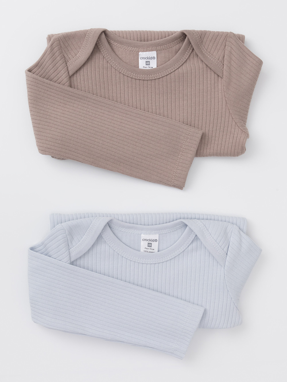 Боди для новорожденных, артикул: К 6526-2уп, цвет: кофейный, фото 7