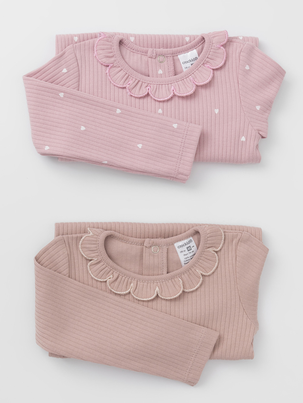 Боди для новорожденных, артикул: К 6554-2уп, цвет: розовый, фото 7