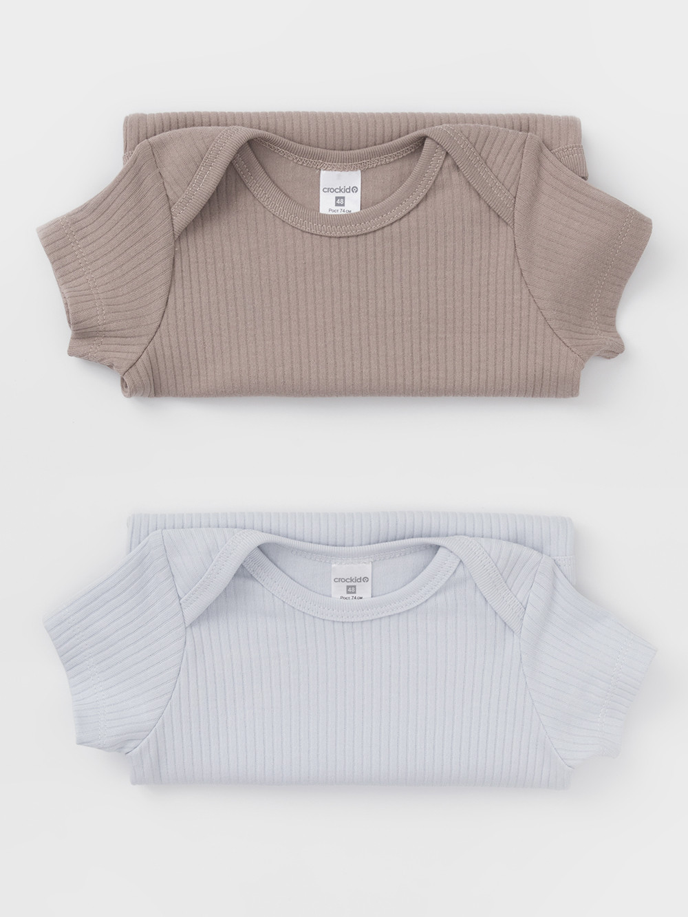 Боди для новорожденных, артикул: К 6525-2уп, цвет: кофейный, фото 7