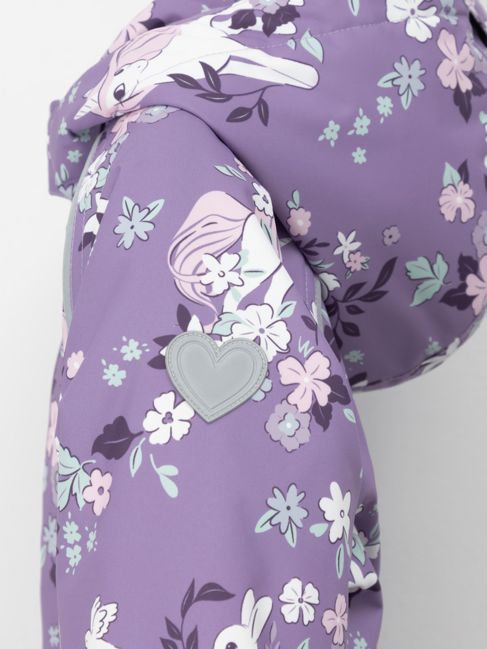 Комбинезоны утепленные для девочки, артикул: ВК 60085/н/73 Ал, цвет: фиолетовый, фото 8