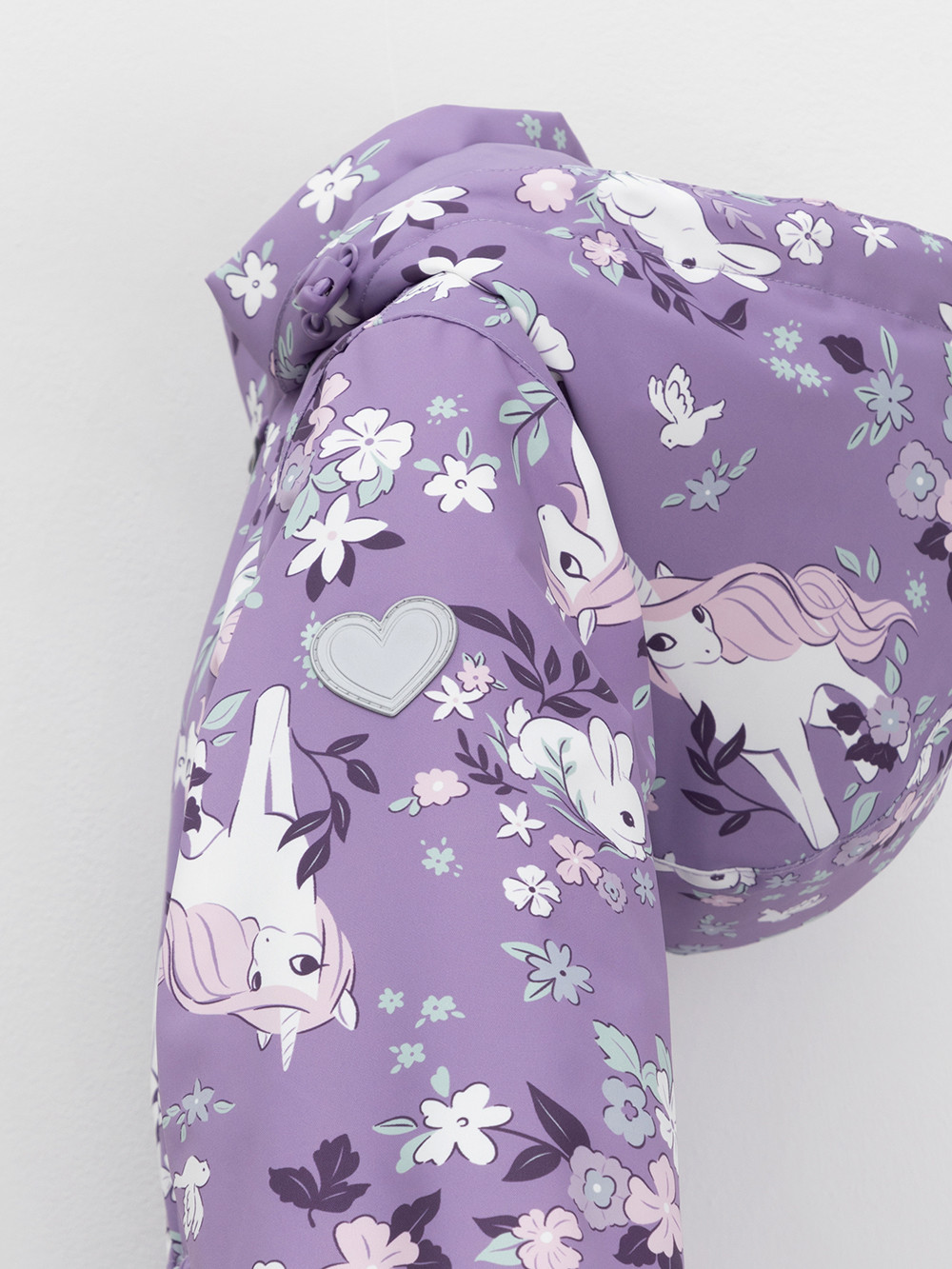 Куртка для девочки, артикул: ВК 32142/н/15 УЗГ, цвет: фиолетовый, фото 8