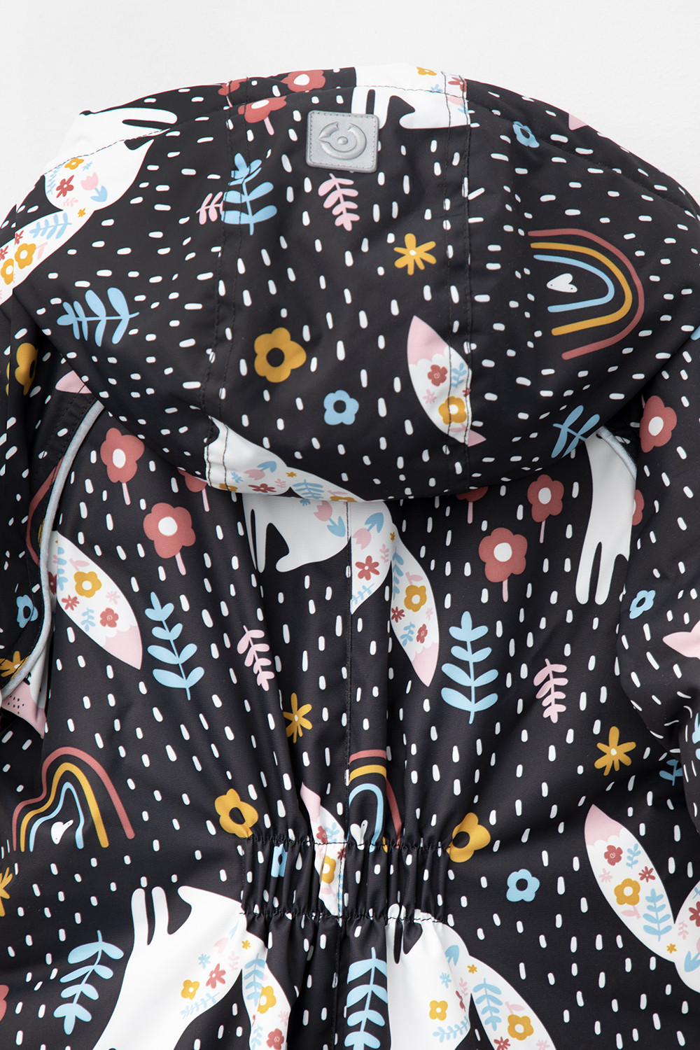 Комбинезоны утепленные для девочки, артикул: ВКП 60032/н/29 Ал, цвет: темно-серый, фото 8