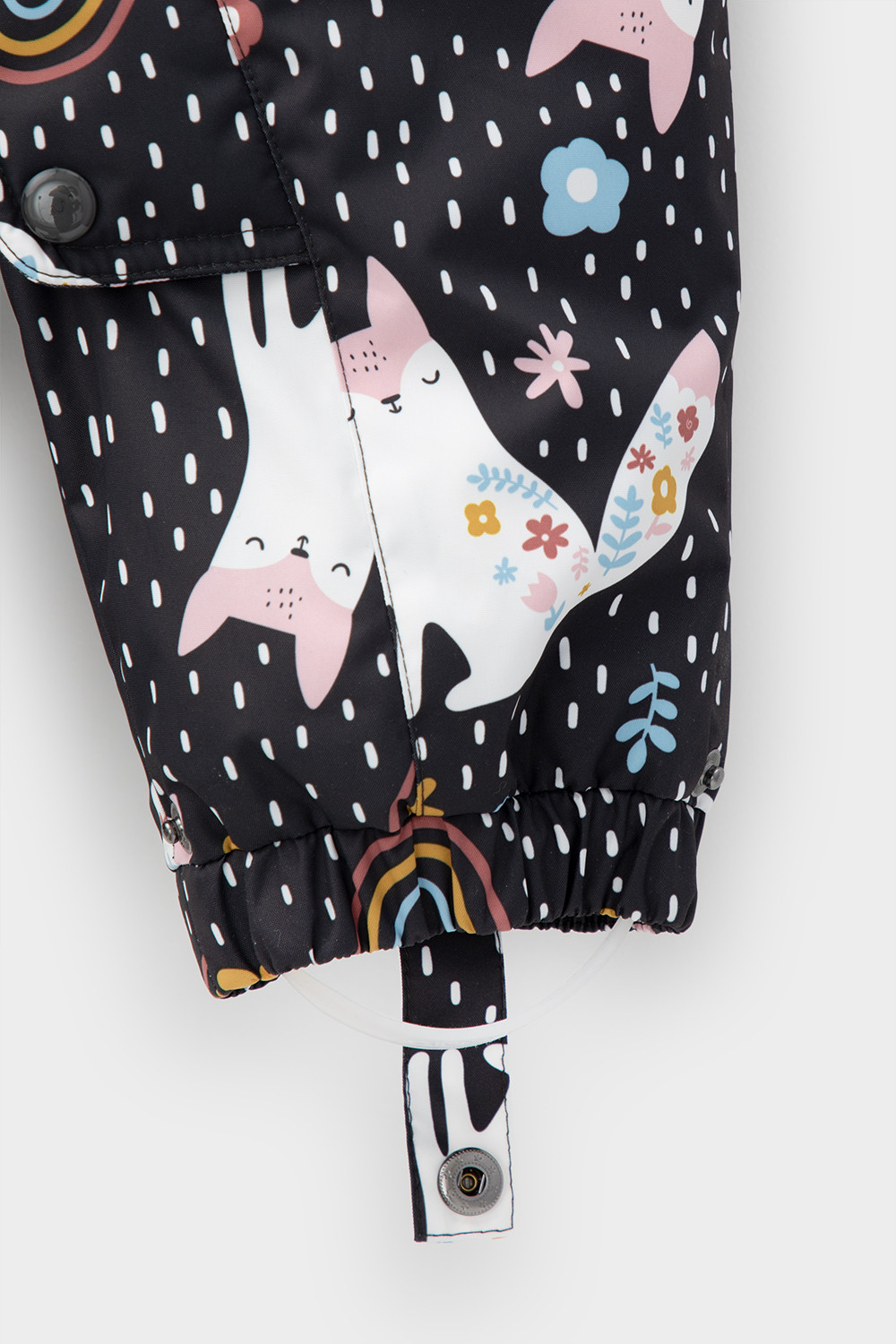 Комбинезоны утепленные для девочки, артикул: ВКП 60032/н/29 Ал, цвет: темно-серый, фото 9