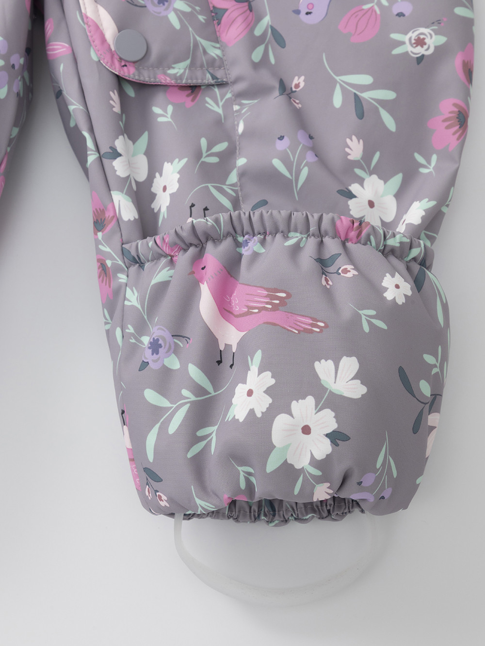 Комбинезоны утепленные для девочки, артикул: ВК 60085/н/2 Ал, цвет: серый, фото 9