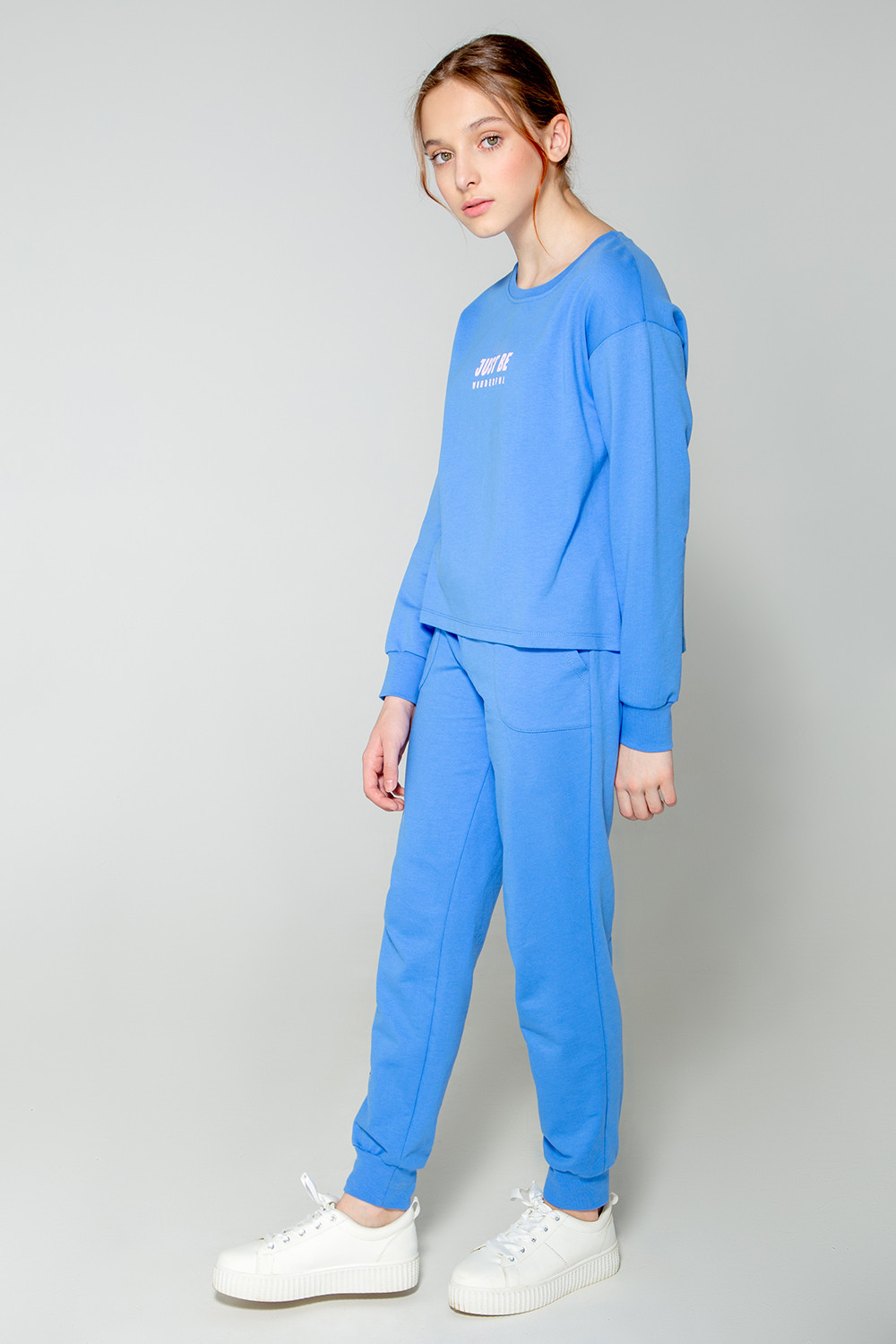 Комплекты для девочки, артикул: КБ 2884, цвет: ярко-синий