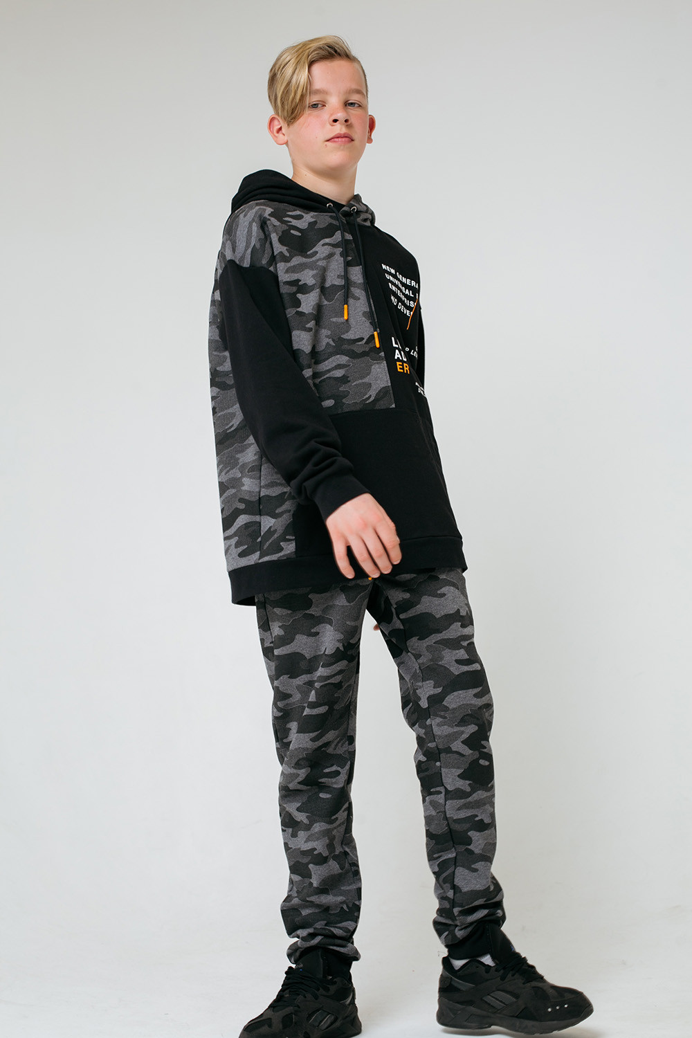 Брюки подростковые для мальчика, артикул: КБ 400112, цвет: серый, фото 3