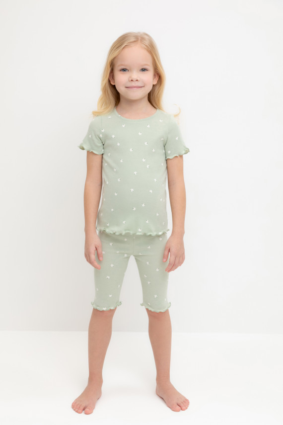 

Пижама для девочек CROCKID, К 1632, цвет - голубой, Пижама