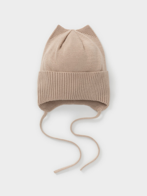 

Шапка для девочек CROCKID, КВ 20444, цвет - бежевый, Шапка